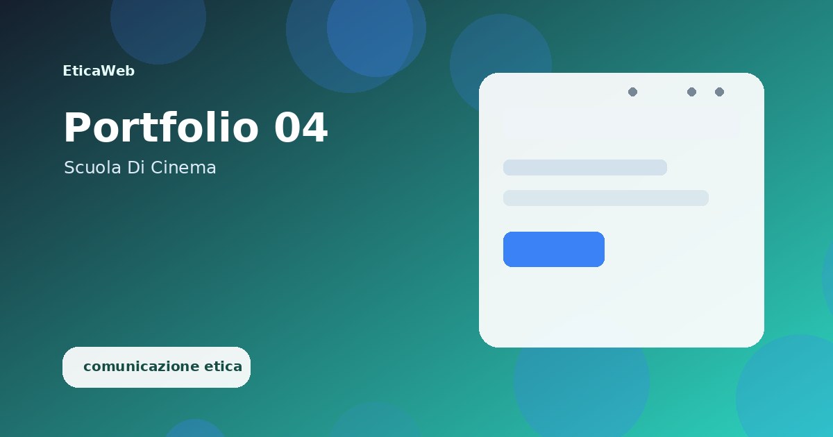 Sito per scuola di cinema