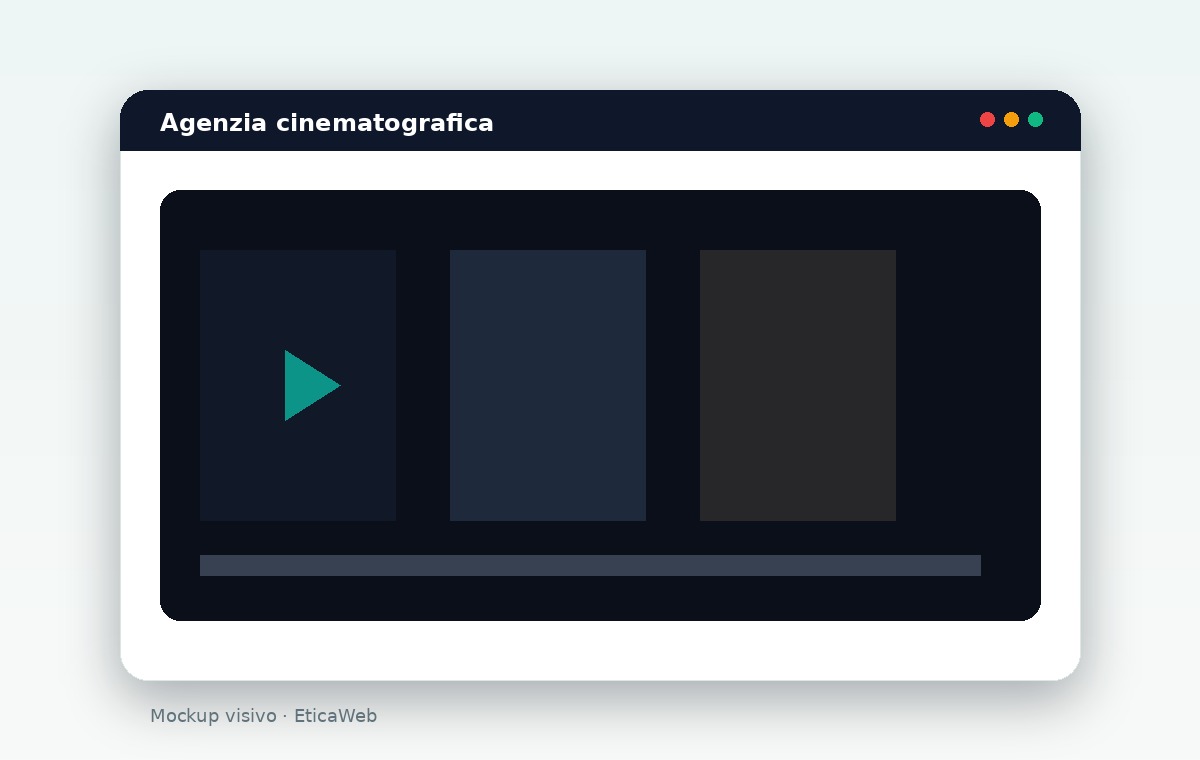 Website für eine Filmagentur
